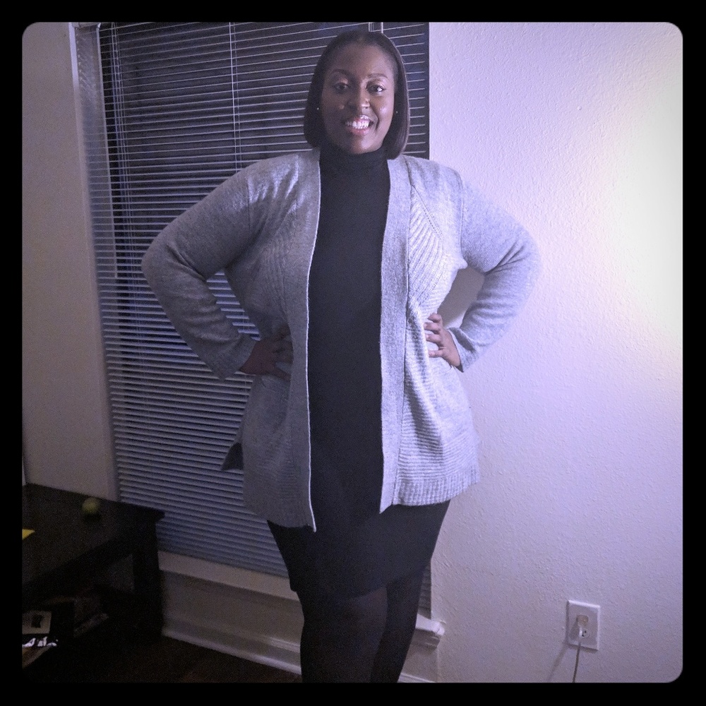 Gray Cardigan
